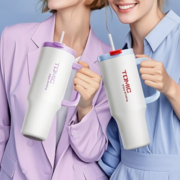 半島良品 特美刻316不鏽鋼 1200ml網紅冰霸杯 (保溫杯  保冷杯 保冰瓶 雙飲口 超大容量)