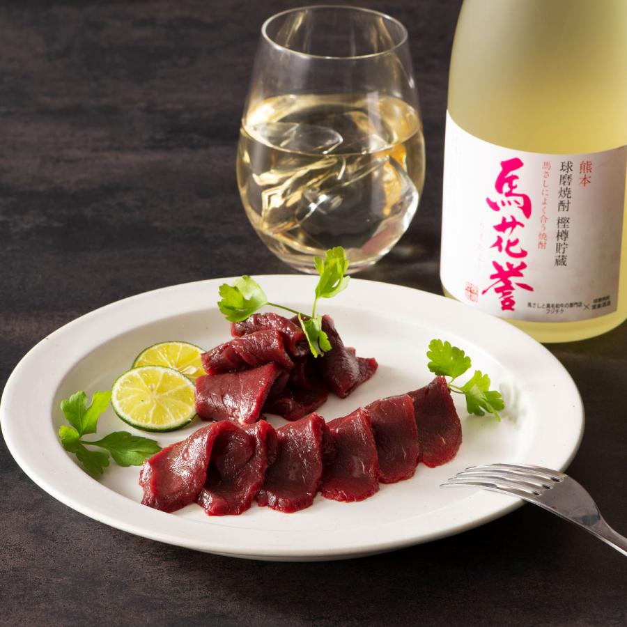 フジチク国産馬刺しと焼酎の晩酌セット 馬肉 詰め合わせ 桜肉