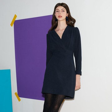 【1+1優惠】HS 好身材必敗洋裝 午夜藍