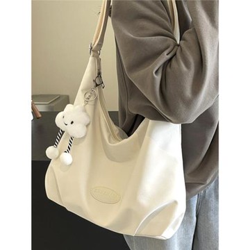 斜挎包大容量云朵包包女百搭2025新款大學生通勤挎包單肩托特肩包