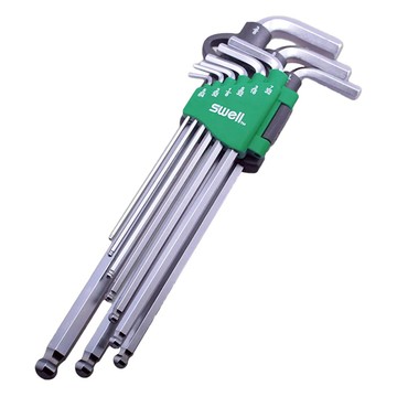 swell 球型長六角板手 9支  1組