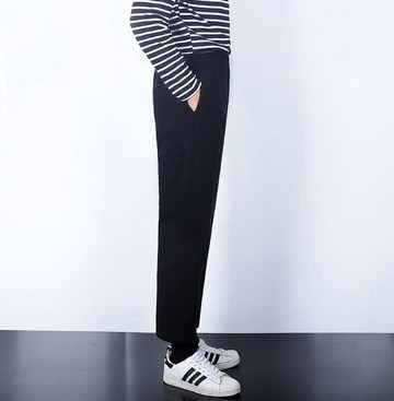 【JP.美日韓】韓國 簡約 寬褲 闊腿褲 小腿褲 瘦腿褲 寬腿褲 直筒寬褲 休閒褲 西裝褲 ZNIF 正韓 男裝