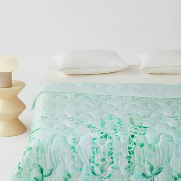 BLUE BIRD BEDDING 青鳥家居 刨冰印花冰涼被  150 x 200cm  沁涼森林