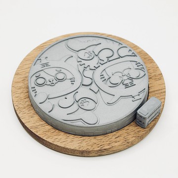 【恭賀虎年】叮叮行大運 水泥杯墊