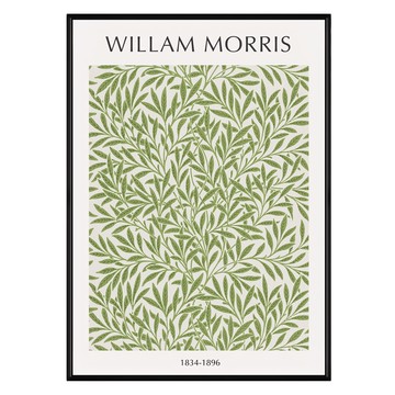 BOLUO GALLERY 菠蘿選畫所 William Morris 綠柳 掛畫 BFSP3403B  30 x 40cm  黑色