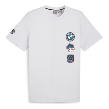 PUMA Bmw Motorsport Garage T-shirt 'Silver Mist'