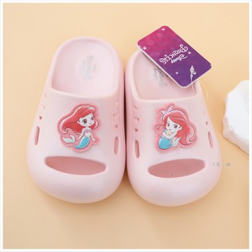 天藍小舖-迪士尼小美人魚飾片護趾防水拖鞋-單1款-$390【A27270499】