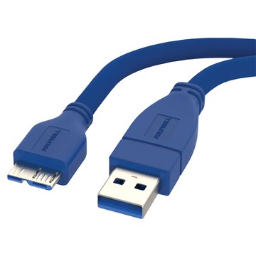 POLYWELL 寶利威爾 USB3.0 A公 To B公 高速傳輸線  200cm  藍色  1條