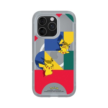 iPhone 16 Pro AirX 流變灰 - 寶可夢 Pokemon - 皮卡丘與積木-繽紛版