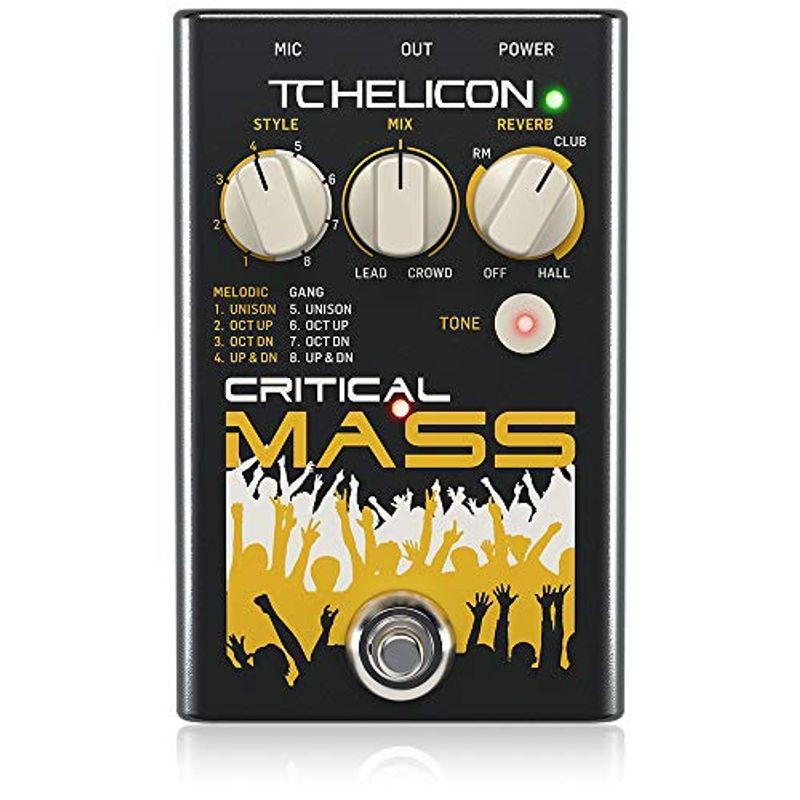 TC Helicon ボーカルエフェクター グループサウンド スタジオグレードリバーブ アダプティブトーン CRITICAL MASS