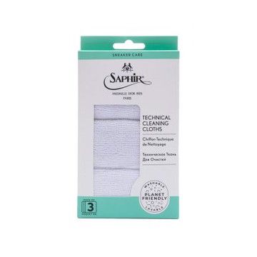 【SAPHIR莎菲爾-金質】專業細纖維清潔布-1包3入替換更方便