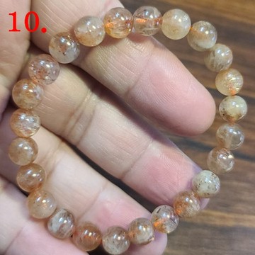 金太陽 金草莓晶 手鍊 手環 手珠 老礦料 7mm 天然❤水晶玉石特賣#R121-4
