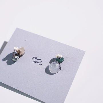 金繼 耳環 ピアス / イヤリング | 銀的海 no.399