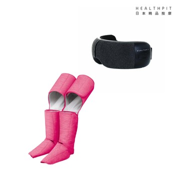 Panasonic國際牌 Catwalk時尚女王美腿靴 EW-RA190 + HEALTHPIT日式舒適生活 Eye精彩 溫熱氣壓眼部按摩器 HS-686