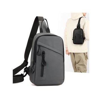 男士胸包戶外運動騎行小背包上班通勤iPad男包多功能輕便斜挎包