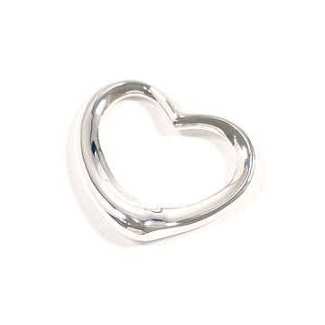 【日本直送 二手美品】蒂芙尼 TIFFANY&Co. 墜飾 經典心形 Elsa Peretti 銀 925 飾品 拋光處理