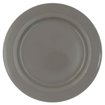 WORTH IT 渥思 歐式簡約純色陶瓷盤 10吋  灰色  1個