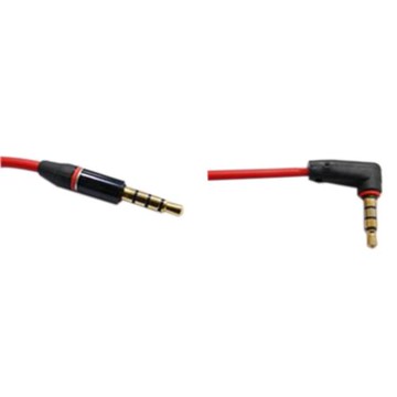 3.5公4極對3.5公4極 鍍金訊號線直-90度1米