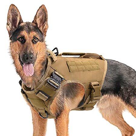 Tactical Dog Harness for Medium and Large Dogs No Pull Adjustable