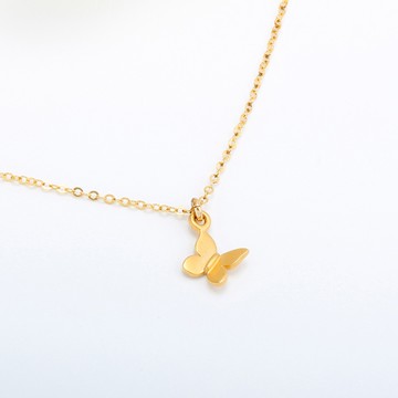 【Angel & Me】蝴蝶 s925 純銀 厚鍍 24k純金 生日 情人節禮物