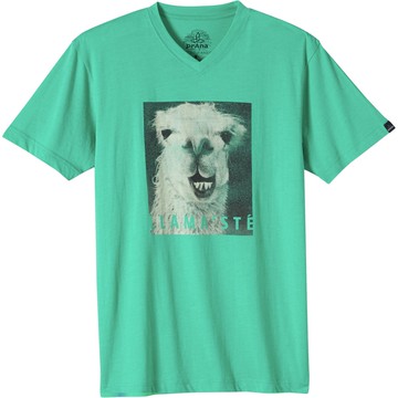 ├登山樂┤美國 prAna 草泥馬 羊駝 駱馬 V領輕爽快乾T恤 三色可選 合身男款 # M1LLAM316 Llama ste Slim