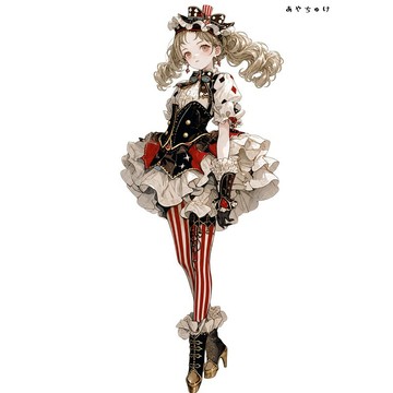 【6 月新品】07-133-0039 人物貼紙 馬戲團風格