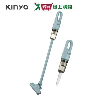 KINYO 輕巧兩用手持吸塵器 綠色 KVC-6225【愛買】