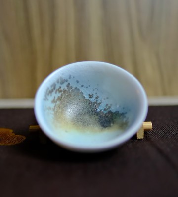 柴燒茶杯 - 落灰志野結晶茶杯
