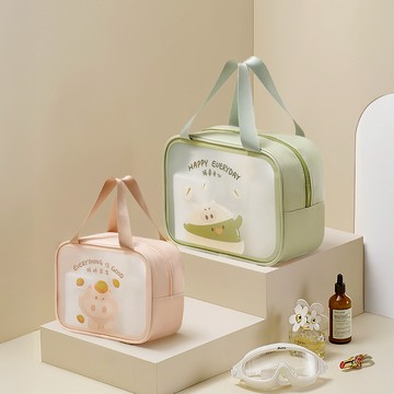 [作工細緻 乾淨耐用] 乾濕分離包 防水包 盥洗包 洗漱包 防水收納袋 透明包 旅行收納包 游泳包 游泳袋 防水化妝包