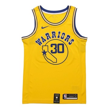 Nike Classic Edition Swingman Connected Jersey NBA golden state warriors stephen curry Yellow