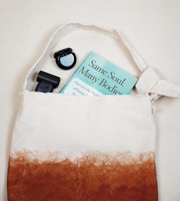 可調節托特包 - 紅樹自然染純棉帆布包