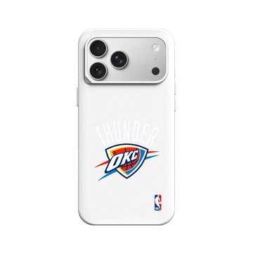 iPhone 17 Pro Max SolidX 白 - NBA - Logo-奧克拉荷馬市雷霆 Oklahoma City Thunder - Light