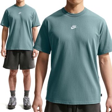 Nike As M Nsw Tee Lse Prem Ess Sust 短袖 男款 湖水綠色 重磅 IH1122-382