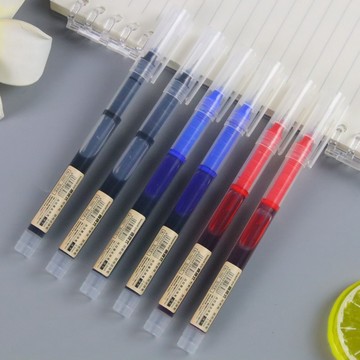 台灣現貨【法拉米拉】直液式走珠筆速幹中性筆大容量學生刷題筆創意文具辦公簽字筆 99-0007
