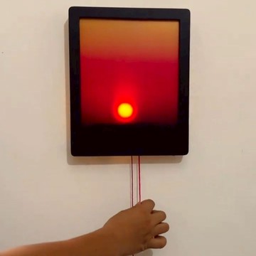 🔥免運🔥 升降式日落燈 七夕限定浪漫告白神器 網紅臥室氛圍燈 小夜燈 星空宇航員禮物 收藏款生日驚喜必備​ 房間擺件