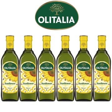Olitalia奧利塔超值頂級葵花油禮盒組(750mlx6瓶)