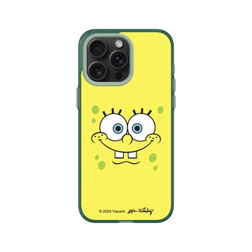 iPhone 15 Pro Max Clear 憂墨綠 - 海綿寶寶 SpongeBob - 海綿寶寶