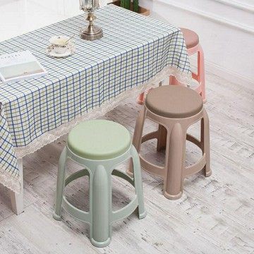凳子 家用塑料凳子加厚成人登子圓凳時尚型板凳塑料高凳餐桌椅簡約膠凳