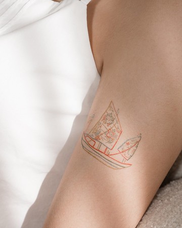 北火熊遊故宮 -2入紋身貼紙 PAPERSELF 聯名款設計