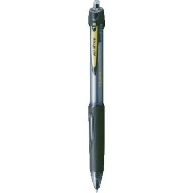 まとめ) ゼブラ 油性ボールペン タプリクリップ 1.0mm 赤 BNB5-R 1本