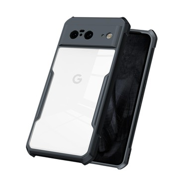 XUNDD 軍事防摔  Google Pixel 8 鏡頭全包覆 清透保護殼 手機殼(夜幕黑)