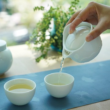 【節日禮物】陸寶 淩波自在茶組  一壺兩杯