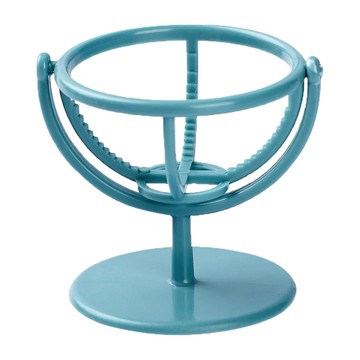 美妝達人 粉撲旋轉收納架 ABS材質 通風瀝水易晾乾  顏色隨機  1個