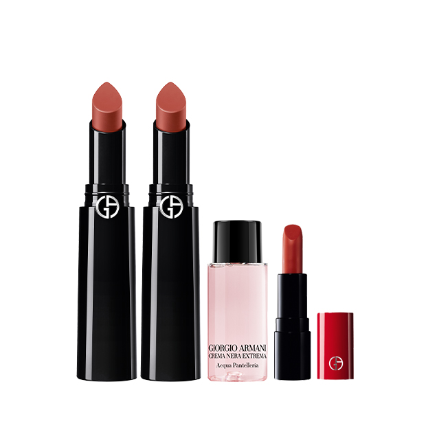 Giorgio Armani Beauty 情人節限定-訂製唇彩雙件組 訂製唇膏(價值$3,875) [Set]