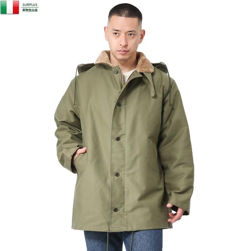 希少 実物 新品 イタリア海軍 デッキジャケット ライナー付き デッド ...