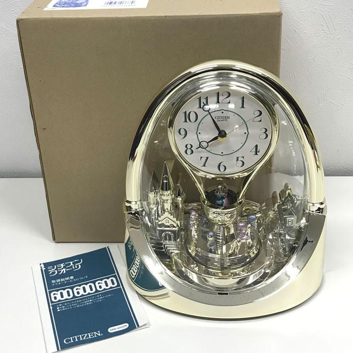 シチズン　高級クオーツ 置き時計 CITIZEN シチズン クオーツ 置き時計 スケルトン ユーズド品