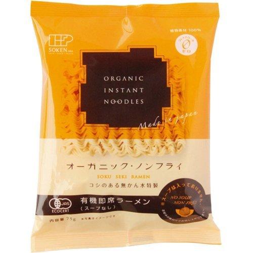 創健社 有機即席ラーメン(スープなし) 75g ×6セット