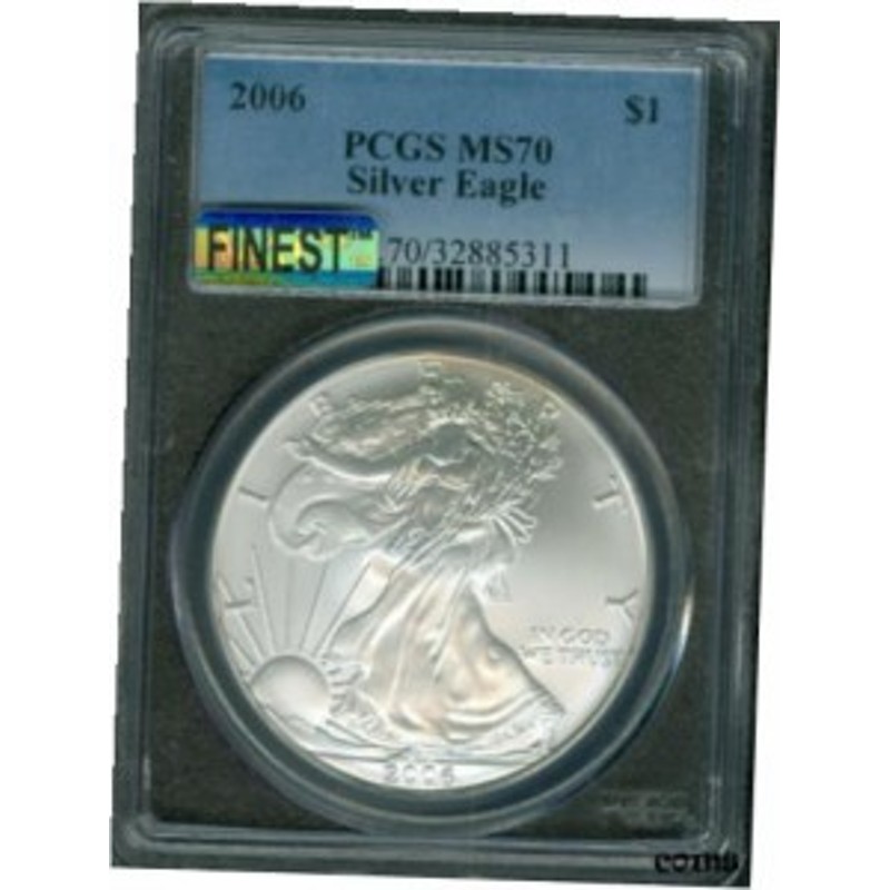 品質保証書付】 アンティークコイン NGC PCGS 2006 SILVER EAGLE PCGS