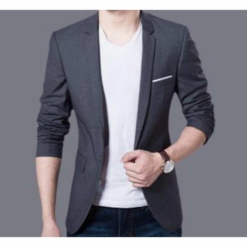 3色 スーツ コート メンズ 細身 ジャケット コーデ 韓国風 春秋 ボダン ビジネス 大きいサイズ カジュアル 通販 Lineポイント最大get Lineショッピング