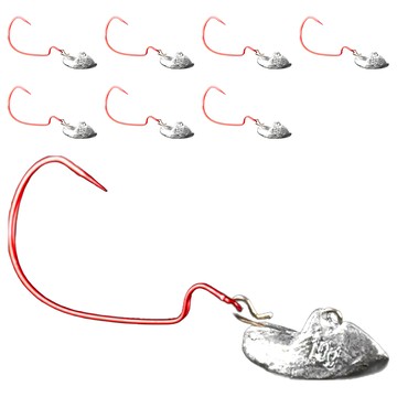 TOYO-SASAKI GLASS 東洋佐佐木 船型速扣鉛頭  14g  8個